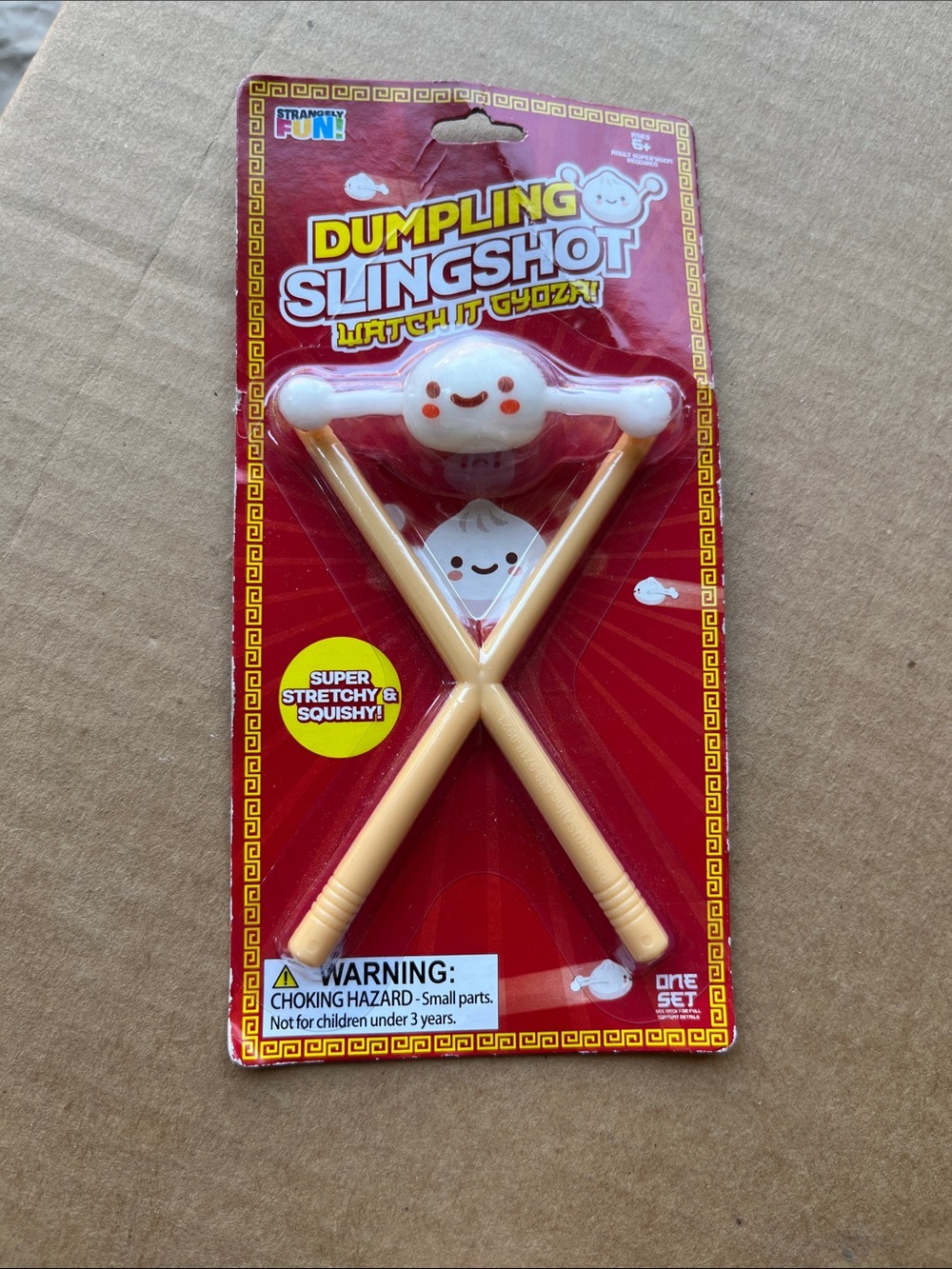 Dumpling Slingshot Kids Toy - White Dumpling
